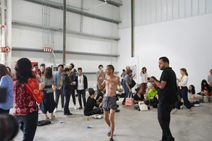 Moe Satt, 'Other Side of the Revolution,' Performance. Morning Notes: Day 2. FIELD MEETING Take 6: Thinking Collections (26 January 2019), in collaboration with Alserkal Avenue, Dubai. Courtesy of Asia Contemporary Art Week (ACAW).